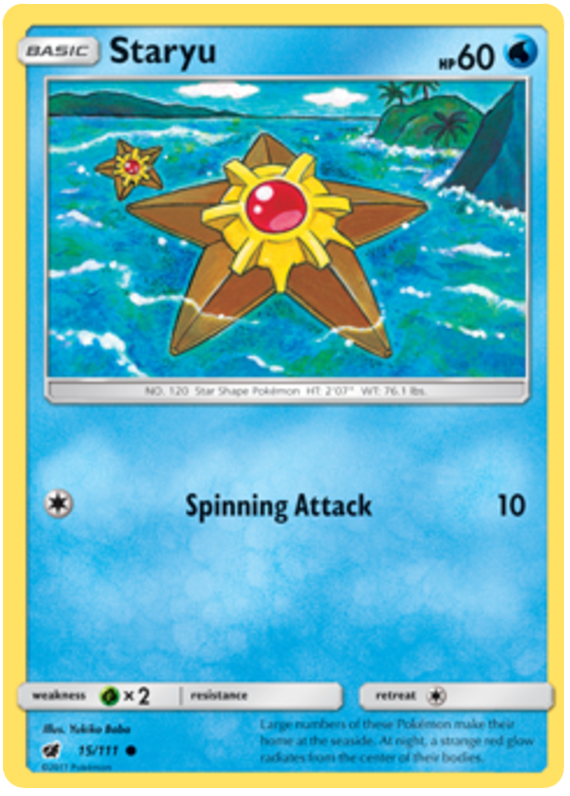 Sun and Moon Crimson Invasion 015  Staryu