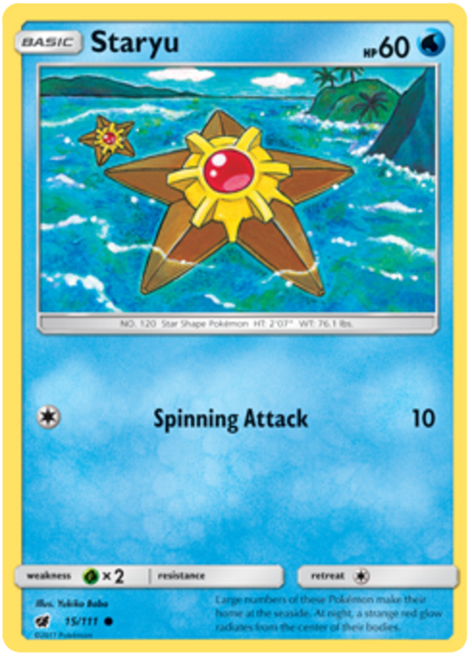 Sun and Moon Crimson Invasion 015  Staryu