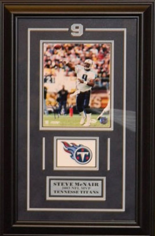 Steve McNair Signed Autographed 8x10 Framed