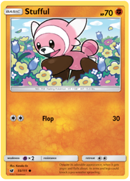 Sun and Moon Crimson Invasion 055  Stufful