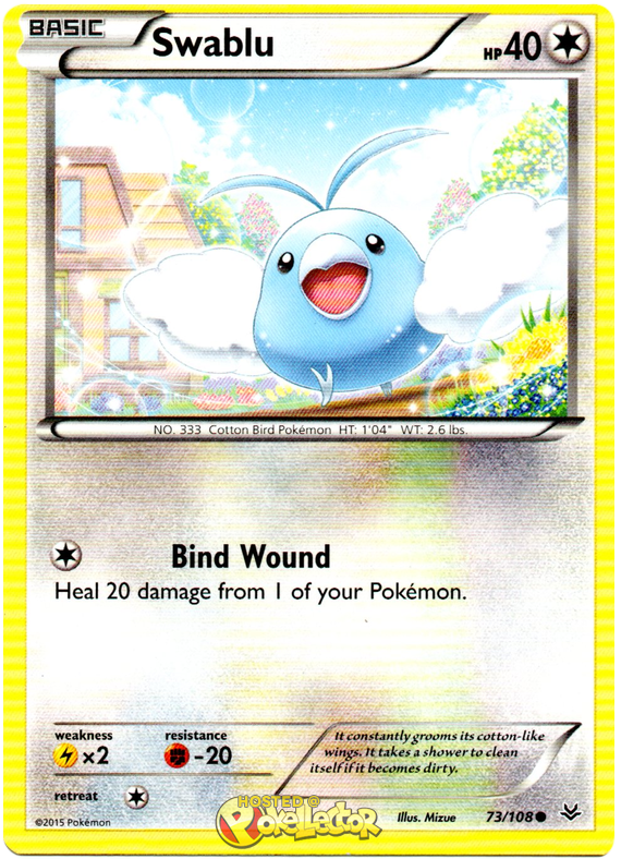 XY Roaring Skies 073  Swablu