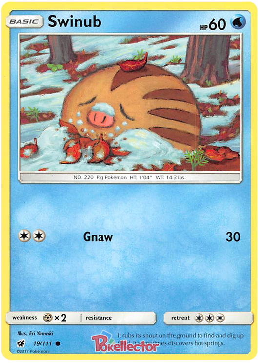 Sun and Moon Crimson Invasion 019  Swinub