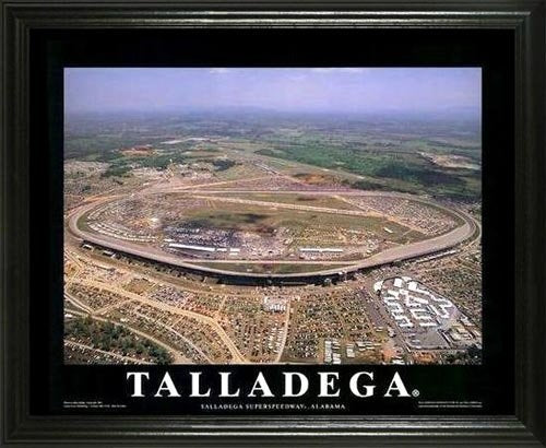Talladega Super Speedway 8"x10" Poster Print - Framed