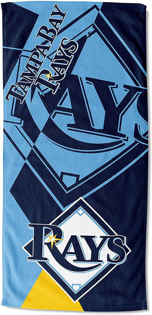 Tampa Bay Rays Puzzle Oversized Absorbent Beach Towel 34" x 72"