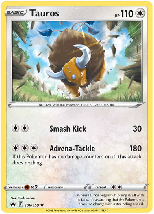 Sword and Shield Crown Zenith #106 Tauros