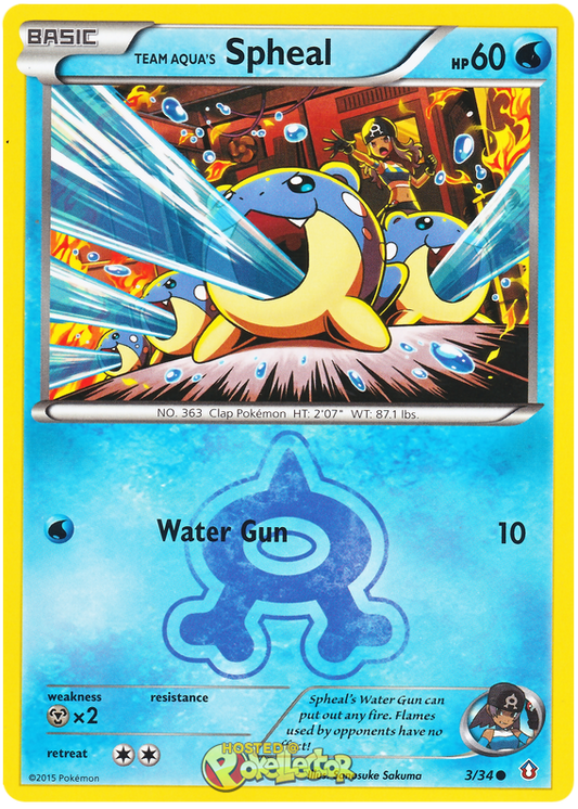 XY Double Crisis 03  Team Aqua's Spheal