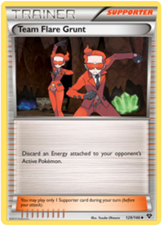 XY XY 129  Team Flare Grunt
