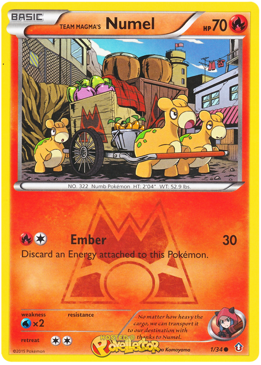 XY Double Crisis 01  Team Magma's Numel