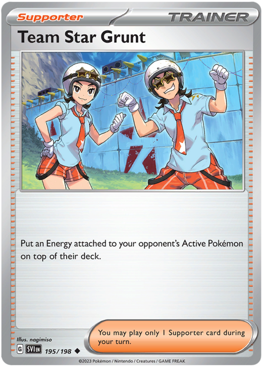 Scarlet and Violet Scarlet & Violet 195  Team Star Grunt