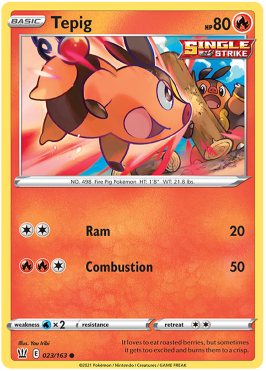 Sword and Shield Battle Styles 023  Tepig