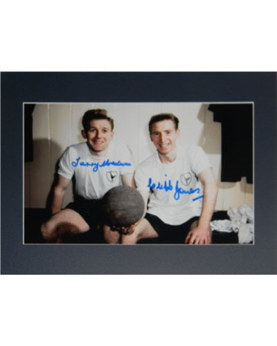 Terry Medwin & Cliff Jones Signed Autographed 8x10 Matted