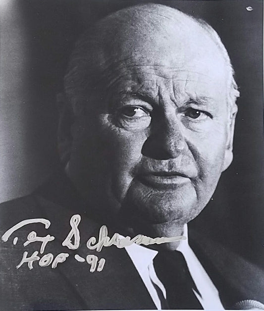 Tex Schramm Signed Autographed 8x10
