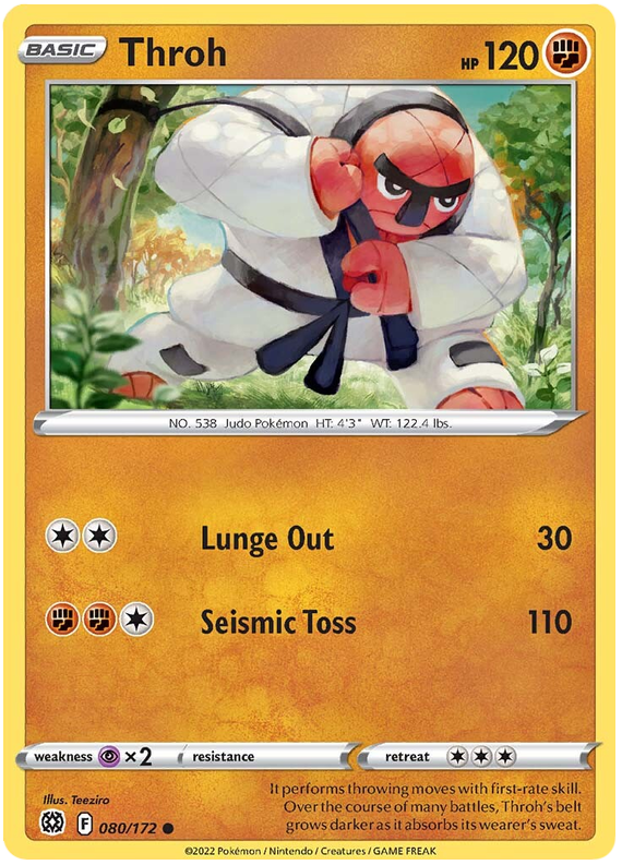 Sword and Shield Brilliant Stars 080  Throh