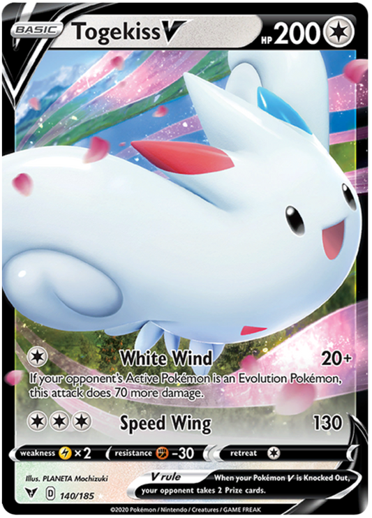 Sword and Shield Vivid Voltage 140  Togekiss V