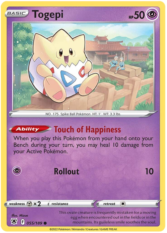 Sword and Shield Astral Radiance 055  Togepi