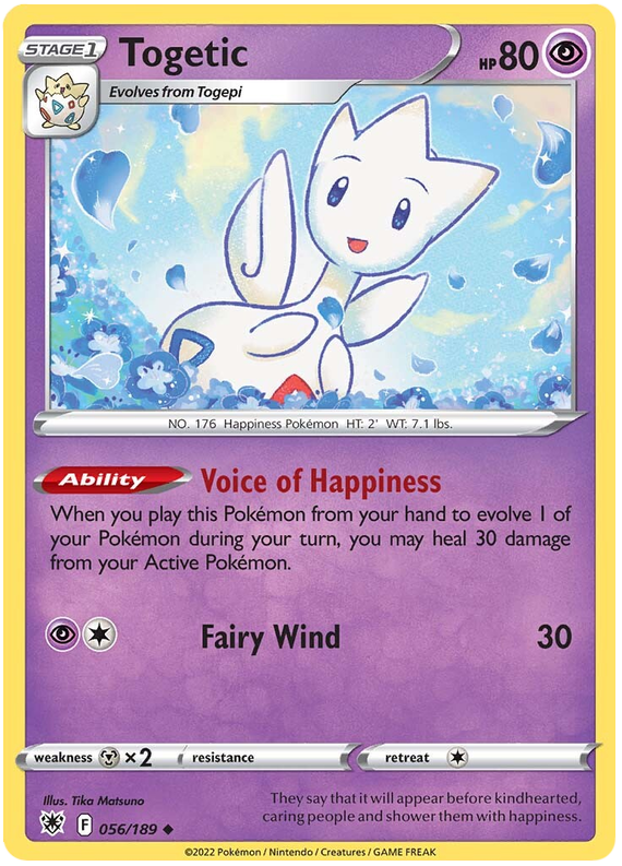 Sword and Shield Astral Radiance 056  Togetic