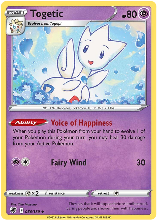 Sword and Shield Astral Radiance 056  Togetic