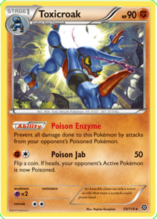 XY Steam Siege 059  Toxicroak