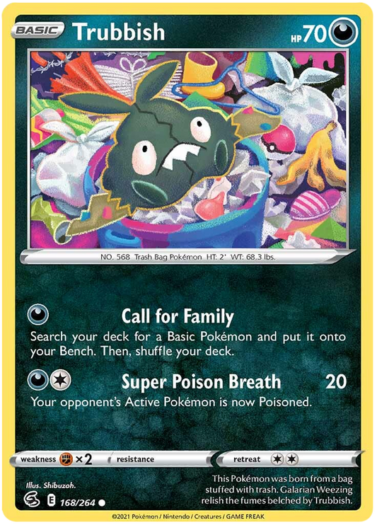 Sword and Shield Fusion Strike 168  Trubbish