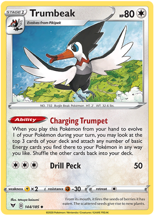 Sword and Shield Vivid Voltage 144  Trumbeak