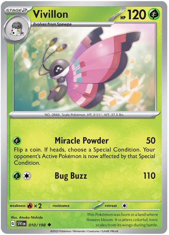 Scarlet and Violet Scarlet & Violet 010  Vivillon