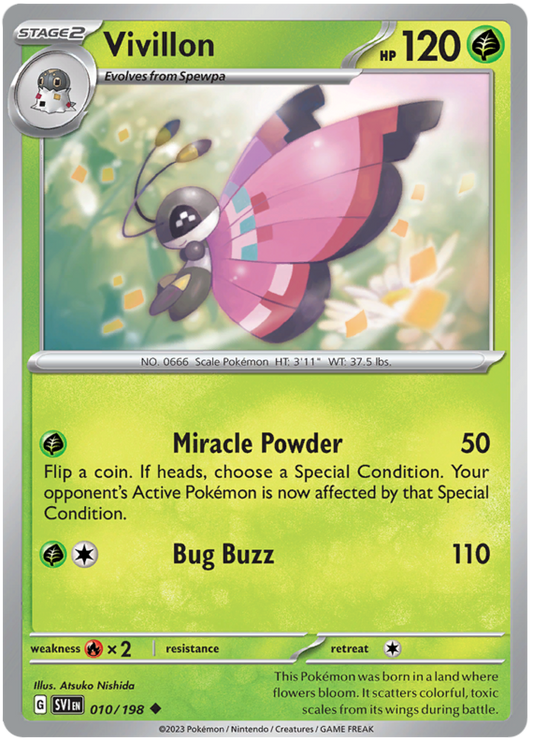 Scarlet and Violet Scarlet & Violet 010  Vivillon