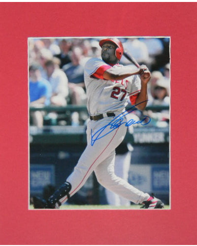 Vladamir Guerrero Matted Signed Autographed 8x10 - walk-of-famesports