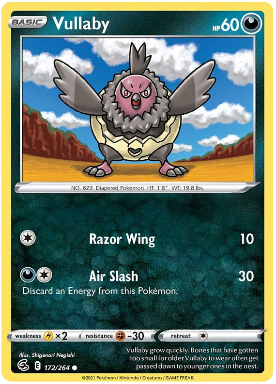 Sword and Shield Fusion Strike 172  Vullaby