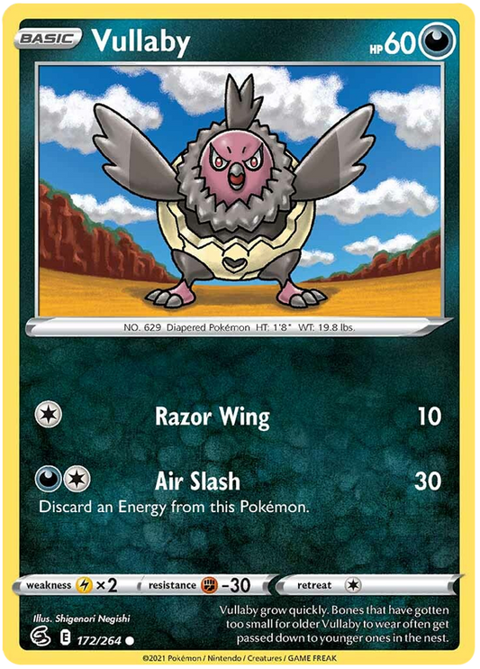 Sword and Shield Fusion Strike 172  Vullaby