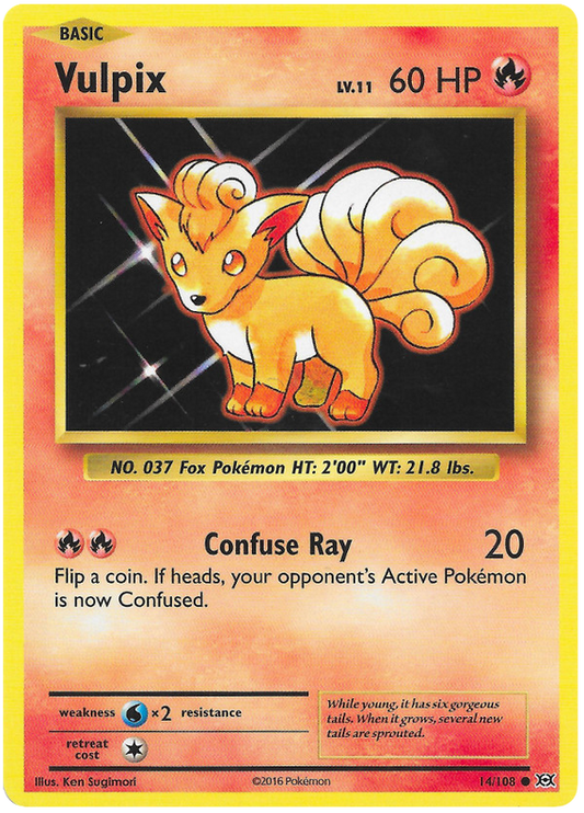 XY Evolutions 014  Vulpix