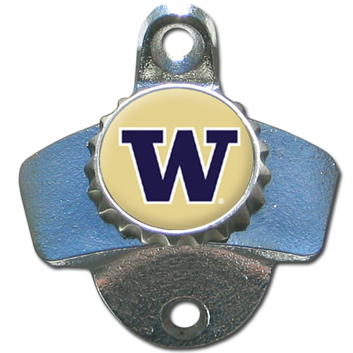 Washington Huskies Wall Bottle Opener - walk-of-famesports