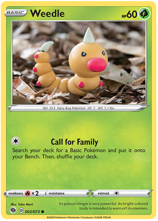 Sword and Shield Champion's Path 02  Weedle