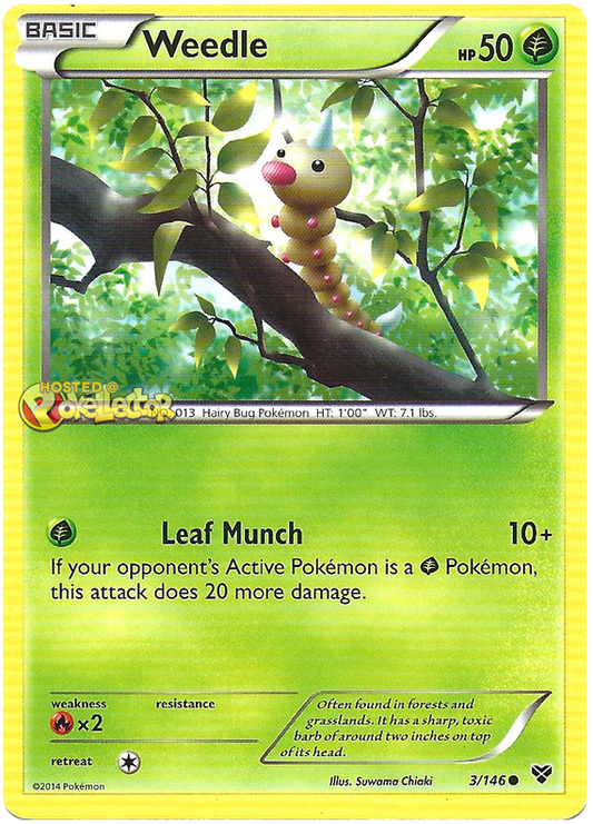 XY XY 003  Weedle