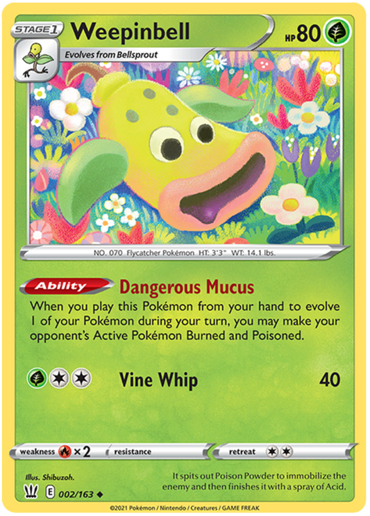 Sword and Shield Battle Styles 002  Weepinbell