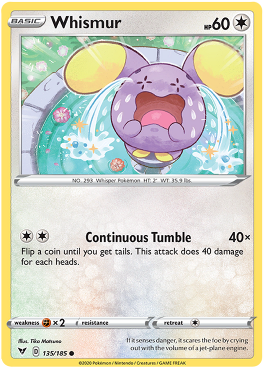 Sword and Shield Vivid Voltage 135  Whismur