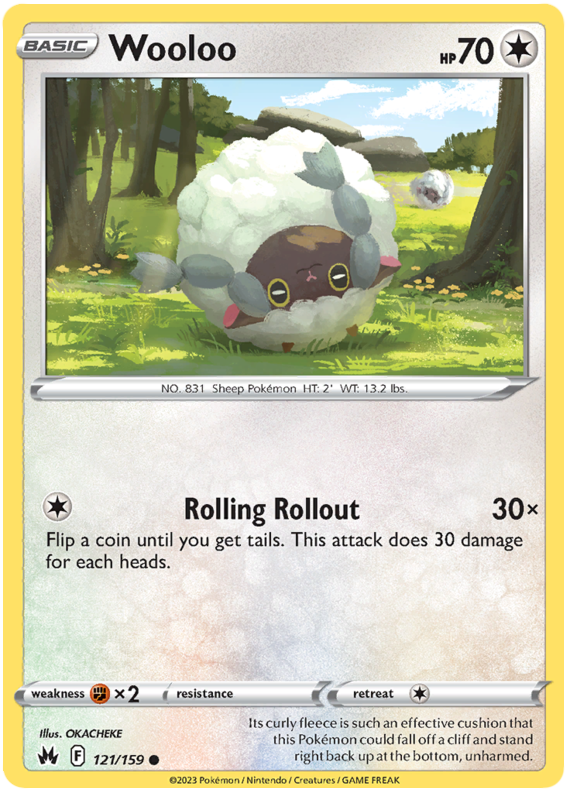 Sword and Shield Crown Zenith #121 Wooloo