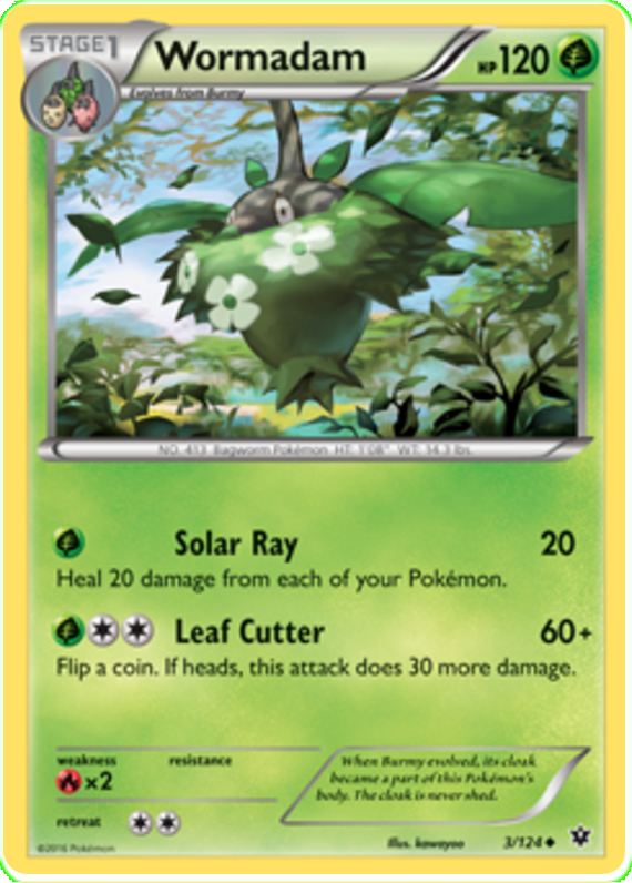XY Fates Collide 003  Wormadam
