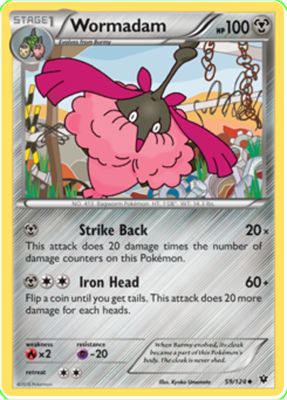 XY Fates Collide 059  Wormadam