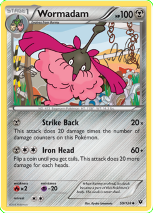 XY Fates Collide 059  Wormadam