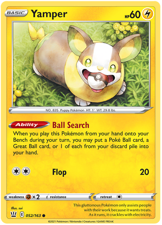Sword and Shield Battle Styles 052  Yamper