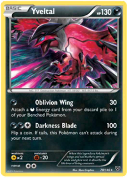 XY XY 078  Yveltal