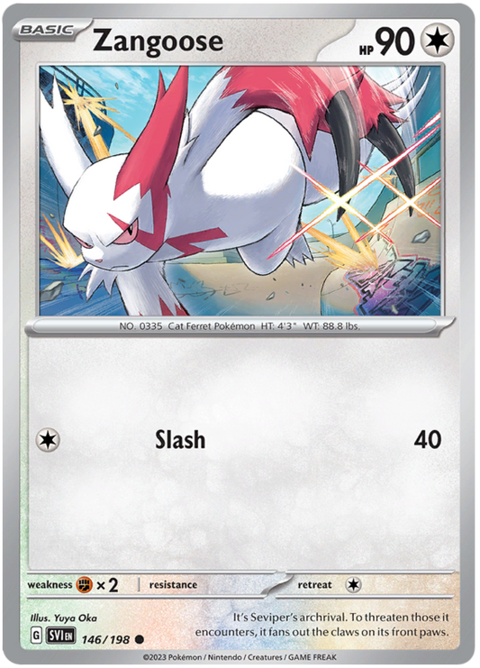 Scarlet and Violet Scarlet & Violet 146  Zangoose