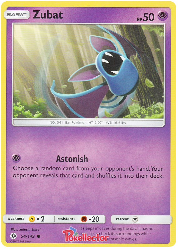 Sun and Moon Sun & Moon 054  Zubat