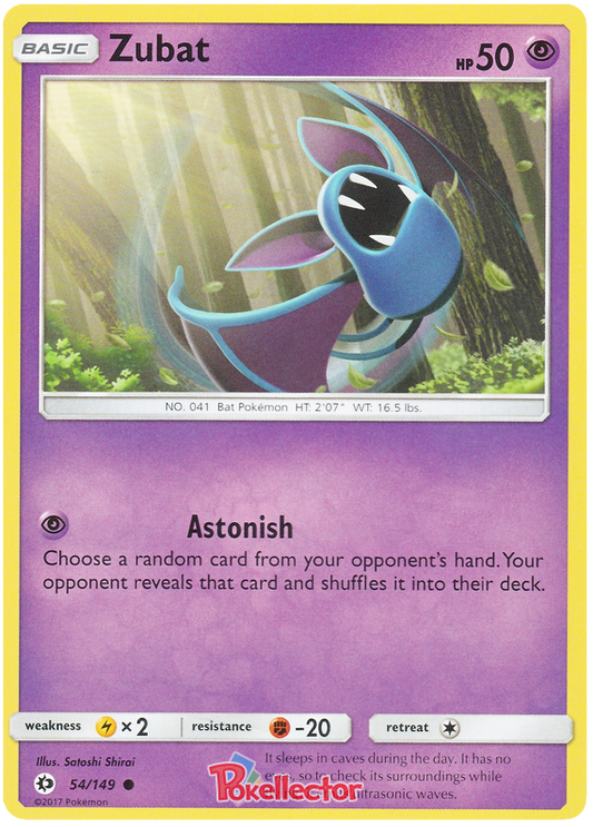 Sun and Moon Sun & Moon 054  Zubat