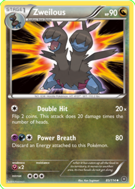 XY Steam Siege 085  Zweilous