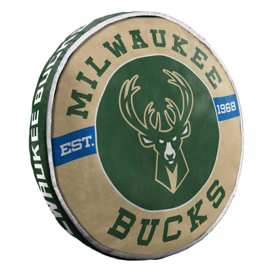 Milwaukee Bucks 15" Cloud Pillow - walk-of-famesports