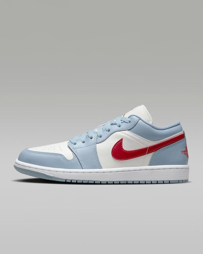 Air Jordan 1 Low 'Blue Whisper Dune Red New Size 11.5W / 10M