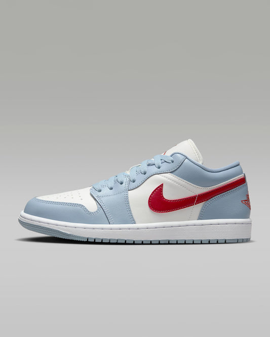 Air Jordan 1 Low 'Blue Whisper Dune Red New Size 12W /10.5M
