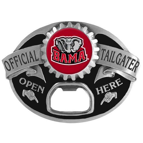 Alabama Crimson Tide Tailgater Belt Buckle Bottle Opener - BAMA