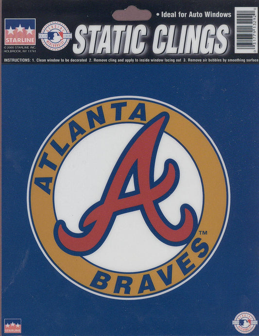 Atlanta Braves Window Cling